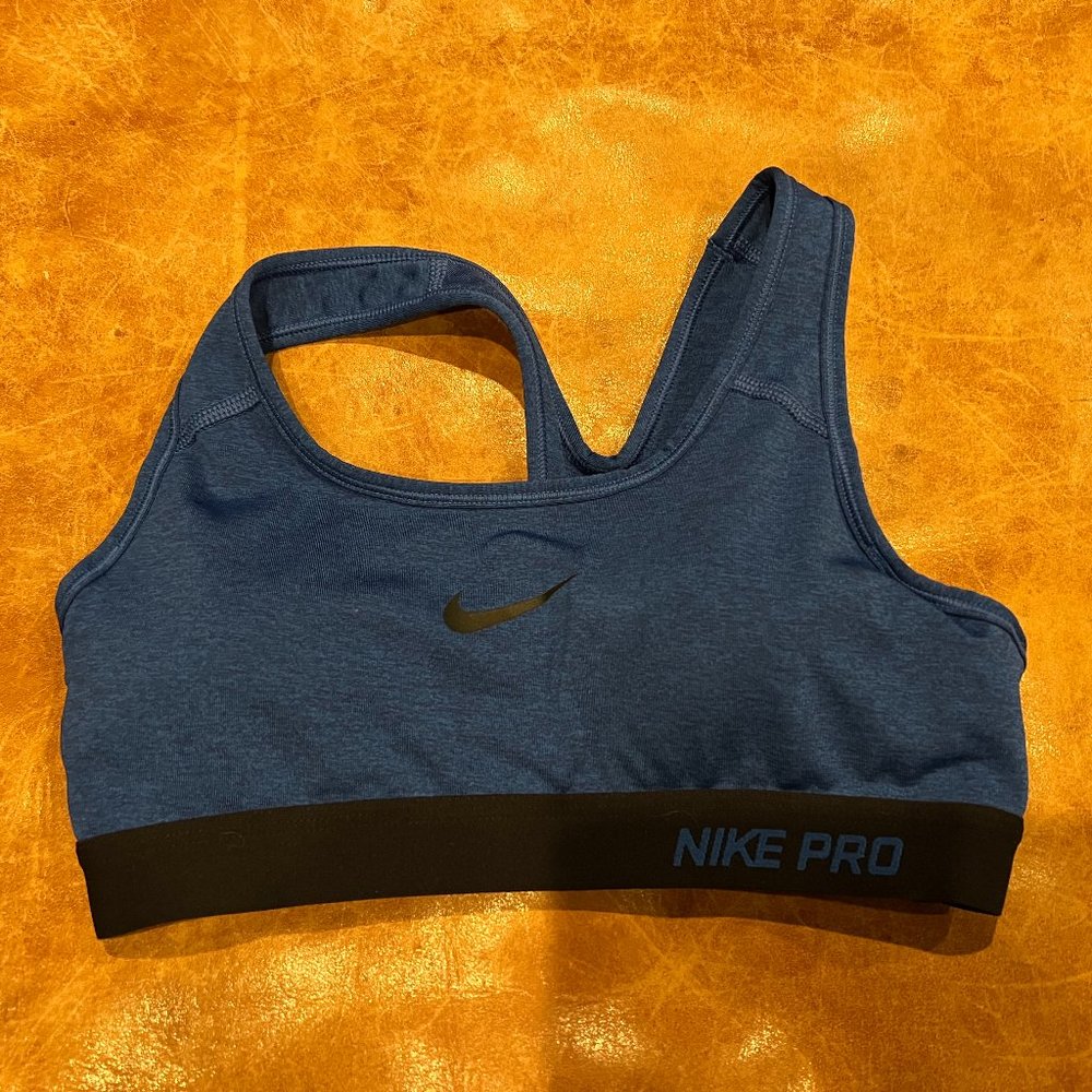 Nike XS Blue Sports Bra - like new